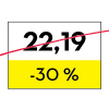 outlet - původní: 22,19 sleva -30%
