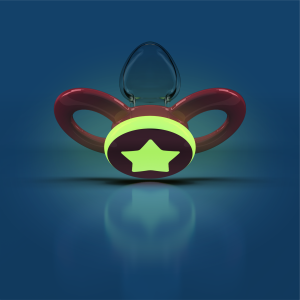 Dentistar ortodontické cumlíky 6-14 mesiacov, ružové