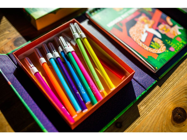 Better Brand Kreatívna sada omaľovánok Hidden Pattern - zvieratá