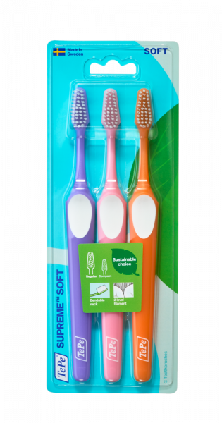 TePe Supreme soft, zubné kefky 2+1 zadarmo