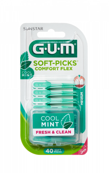 GUM Soft-Picks Regular Comfort Flex Mint, ISO 1, 40 ks