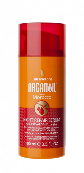 Lee Stafford Arganoil Night Repair Serum nočná maska s arganovým olejom, 100 ml