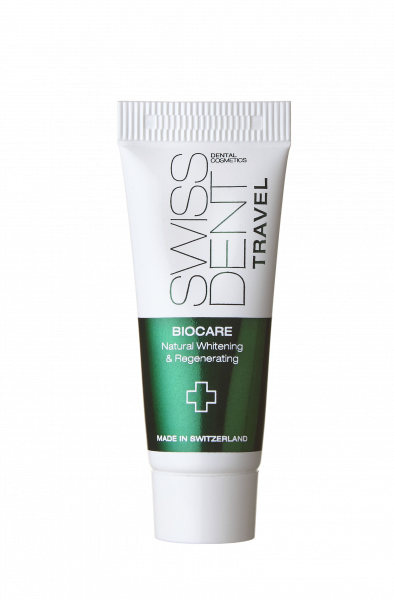SWISSDENT BIOCARE zubná pasta, cestovné balenie, 10 ml
