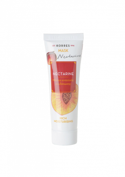 KORRES Beauty shots - MASK NECTARINE - intenzívna hydratačná maska, NEKTÁRINKA, 18 ml