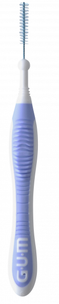 GUM TRAV-LER medzizubná kefka s chlorhexidínom, svetlomodrá, veľkosť 0,6 mm (ISO 0), 6 ks