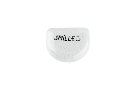 SMILLE mini priehľadná schránka pre nosiče alebo pre rovnátka s flitrami