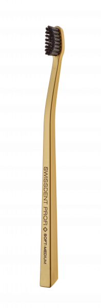 SWISSDENT COLOURS Soft-Medium, zlato-čierna