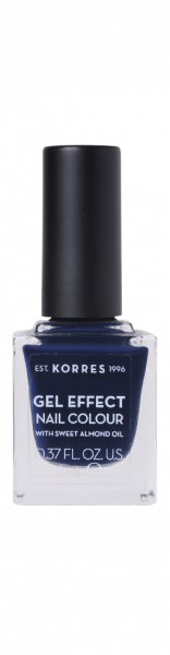 KORRES Gel-Effect Nail Colour STEEL BLUE 88 - gélový lak na nechty, STEEL BLUE 88 , 11 ml