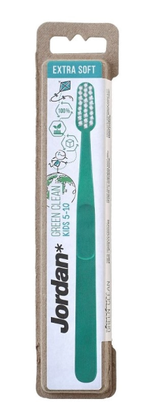 Jordan Green Clean Kids zubná kefka pre deti od 5-10 rokov, extra soft