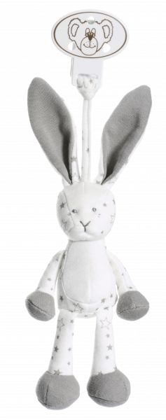 Teddykompaniet Diinglisar Organic, Zajačik s klipsňou