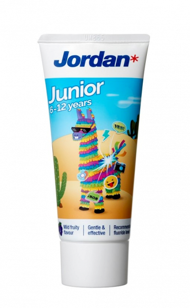 Jordan Junior zubná pasta 6-12 rokov, 50 ml