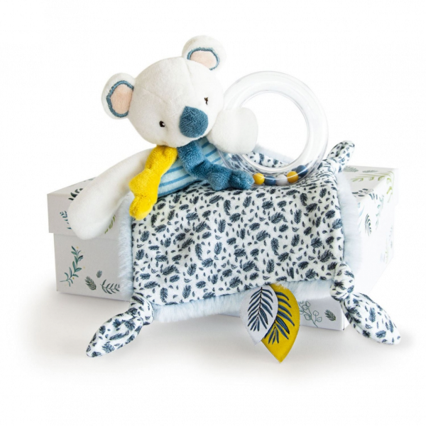 Doudou koala maznáčik s hrkálkou, 22 cm