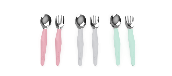 Everyday Baby detský nerezový príbor, 2 ks, zelená