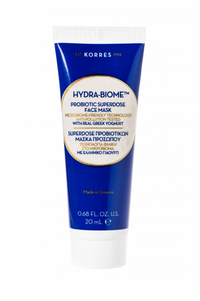 KORRES GREEK YOGHURT HYDRA-BIOME koncentrovaná probiotická pleťová maska, 20 ml