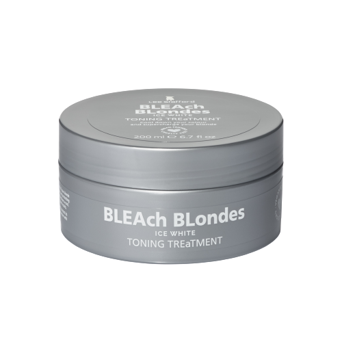 Lee Stafford Bleach Blondes Ice White ošetrujúca maska s modrým pigmentom, 200 ml