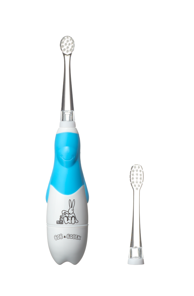 Bob a Bobek Baby sonická kefka, Blue, 0-5 rokov