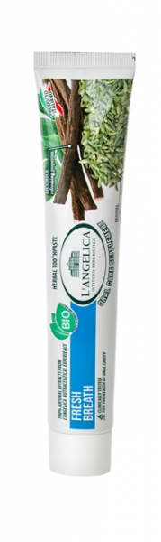 L'Angelica FRESH BREATH zubná pasta BIO, 75 ml