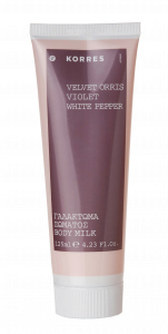 KORRES Fragrance Body Milk Velvet Orris telové mlieko iris, fialka, biele korenie, 125 ml