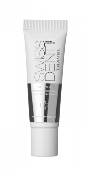 SWISSDENT GENTLE jemná bieliaca pasta, cestovné balenie, 10 ml