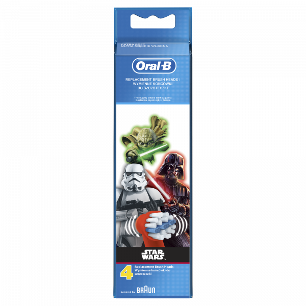 Oral-B Vitality KIDS Star Wars náhradné hlavice, 4 ks