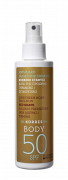 KORRES Red Grape – opaľovacia telová emulzia v spreji SPF 50, 150 ml