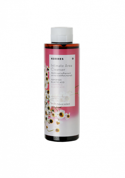 KORRES Chamomile & Lactic Acid Intimate Area Cleanser - Gél na intímnu hygienu, 250 ml