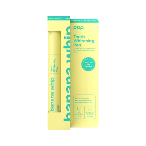Pop Teeth Whitening Pen Banana Whip, bieliace pero banánové, 4 ml