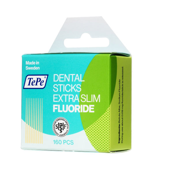 TePe špáradlá brezové fluoridované extra tenké, 160 ks