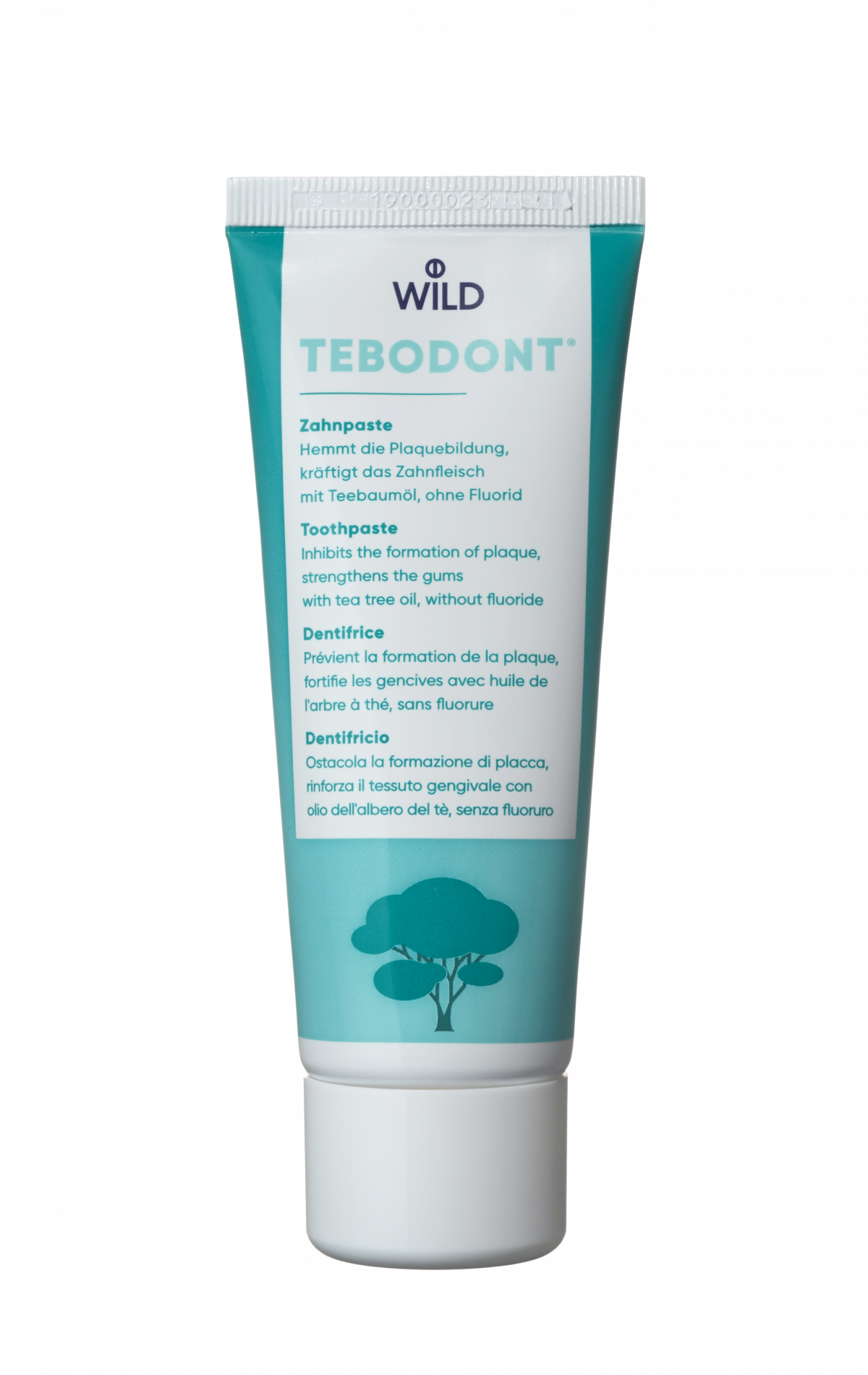 Tebodont zubná pasta bez fluoridov, 75 ml