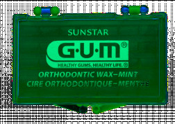 GUM Orthodontic Wax, vosk na strojčeky s mentolovou príchuťou