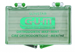 GUM Orthodontic Wax, vosk na strojčeky s mentolovou príchuťou