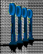 Philips Sonicare Sensitive HX6054/07, náhradná hlavica, 4 ks