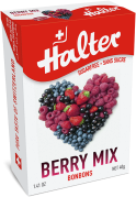 Halter Berry MIX Lesná zmes cukríky bez cukru, 40 g