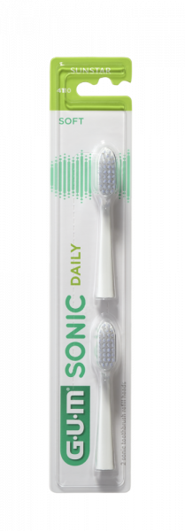 GUM ActiVital Sonic Refills Soft náhradné hlavice, 2 ks