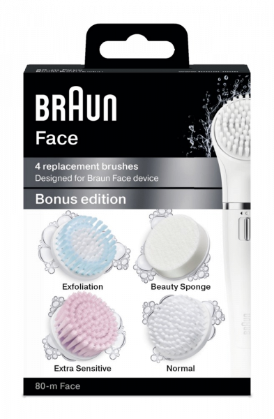 Braun Face Bonusová edícia 80M, 4 ks