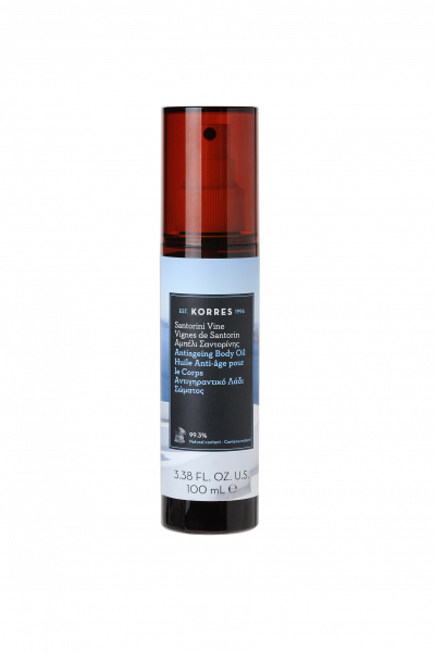KORRES Body oil Santorini vine - telový olej, anti-aging, suchý, 100 ml