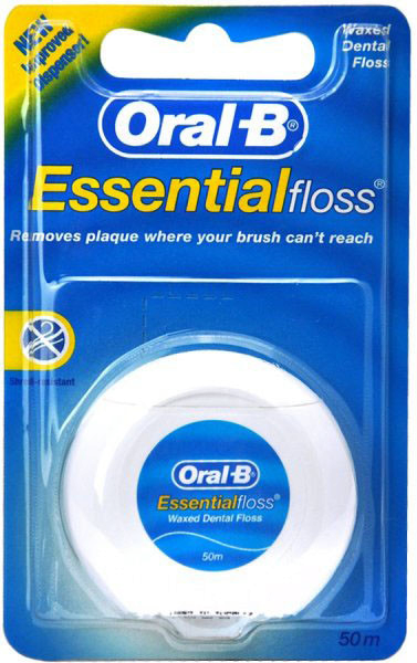 Oral-B Essential Floss, voskovaná, 50 ml