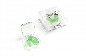 Dr. Brux Bite chránič proti škrípaniu zubov na nočné použitie, zelený