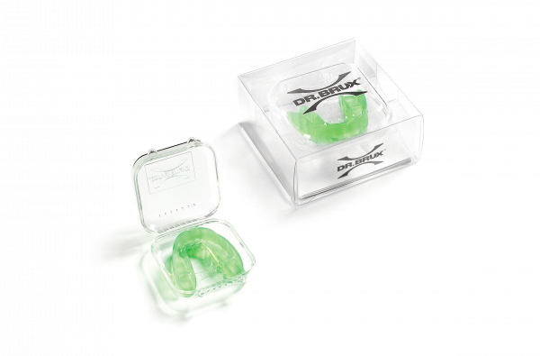Dr. Brux Bite chránič proti škrípaniu zubov na nočné použitie, zelený