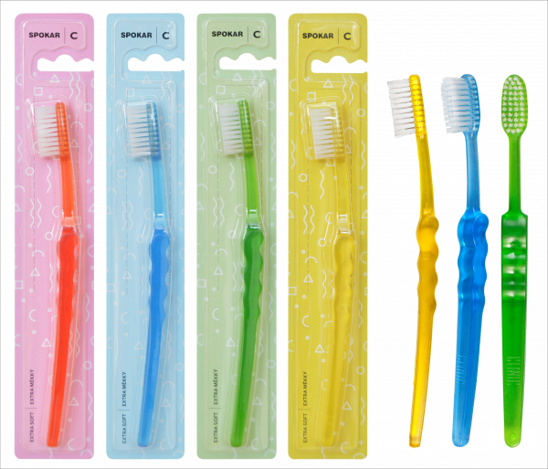 SPOKAR C zubná kefka, soft