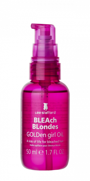 Lee Stafford Bleach Blondes Golden girl Oil hydratačný olej pre veľmi suché vlasy, 50 ml