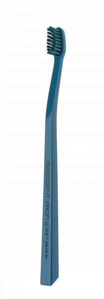 SWISSDENT COLOURS Soft-Medium, petrolejová modrá