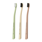 SWISSDENT BIO Soft zubné kefky (2+1 zdarma) pistáciová, banánová, prášková