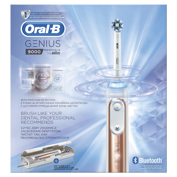 Oral-B Genius 9000 Rose Gold elektrická kefka