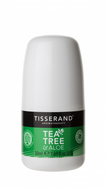 Tisserand Tea Tree & Aloe Vera guličkový deodorant, 50 ml
