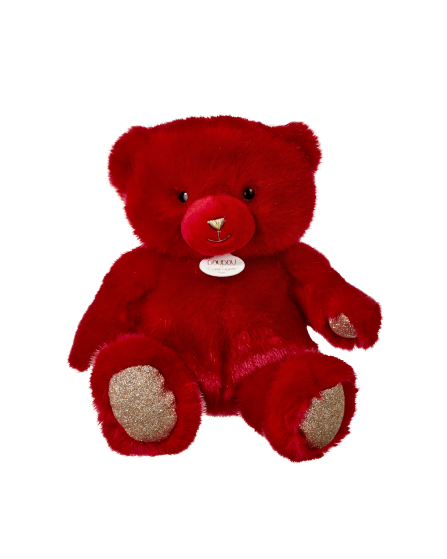 Doudou Medvedík, bordový