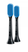Philips Sonicare Tongue Care+ Black, škrabka na jazyk HX8072/11, 2 ks
