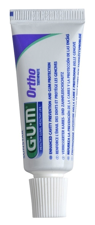 GUM Ortho zubný gél pre nositelov strojčekov, 12 ml