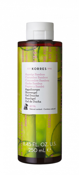 KORRES Showergel Cucumber Bamboo - sprchový gél uhorka bambus, 250 ml