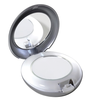 Tweezerman Dvojkombinácia 10x zväčšovacie a klasické zrkadlo s LED osvetlením